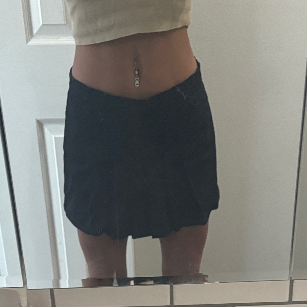 Black Anchorblue mini skirt